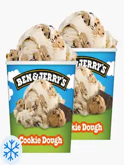 Flink Ben & Jerry's Cookie Dough 465ml 2x aanbieding