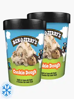 Flink Ben & Jerry's Cookie Dough 465ml 2x aanbieding