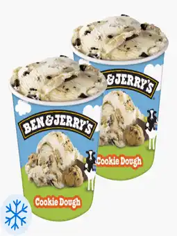 Flink Ben & Jerry's Cookie Dough 465ml 2x aanbieding