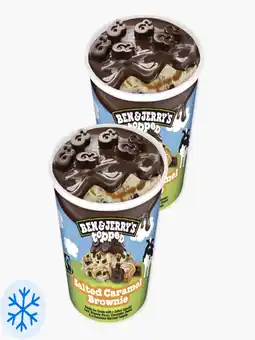 Flink Ben & Jerry's Topped Salted Caramel Brownie 465ml 2x aanbieding
