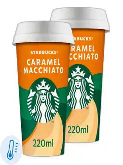 Flink Starbucks Caramel macchiato ijskoffie 220ml 2x aanbieding