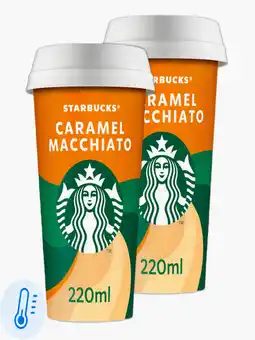 Flink Starbucks Caramel macchiato ijskoffie 220ml 2x aanbieding