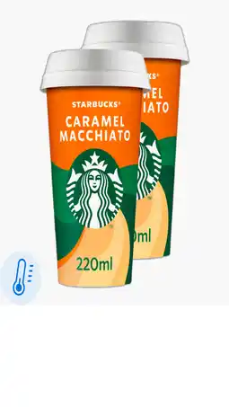 Flink Starbucks Caramel macchiato ijskoffie 220ml 2x aanbieding