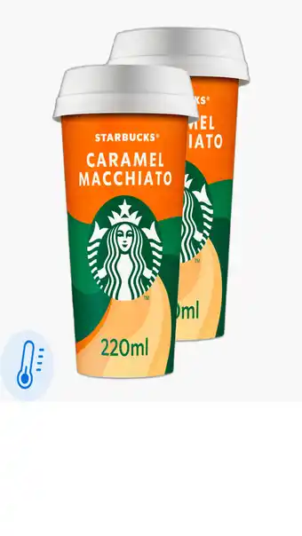 Flink Starbucks Caramel macchiato ijskoffie 220ml 2x aanbieding