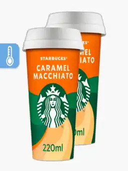 Flink Starbucks Caramel macchiato ijskoffie 220ml 2x aanbieding