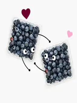 Flink Blauwe bessen 125g 2x aanbieding