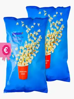 Flink G'woon Popcorn Zout 100g 2x aanbieding