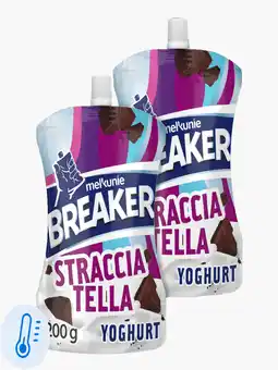 Flink Melkunie Breaker straciatella yoghurt 200g 2x aanbieding