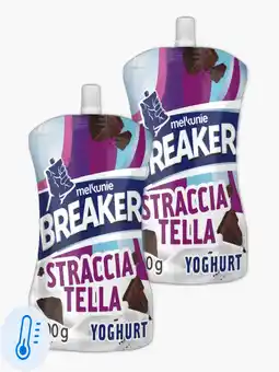 Flink Melkunie Breaker straciatella yoghurt 200g 2x aanbieding