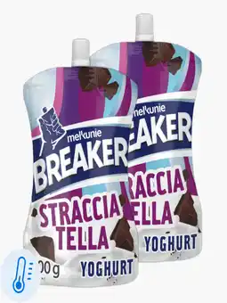 Flink Melkunie Breaker straciatella yoghurt 200g 2x aanbieding