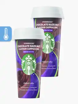 Flink Starbucks ijskoffie Chocolade Hazelnut 220ml 2x aanbieding