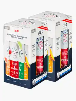 Flink Stëlz Hard Seltzer Mix 4-Pack 25cl 4,5% 2x aanbieding