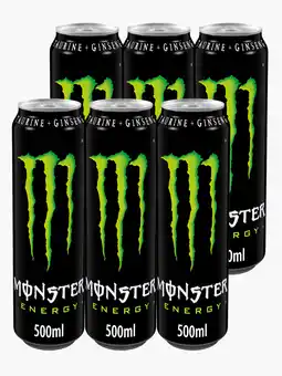 Flink Monster Energy 500ml 6x aanbieding