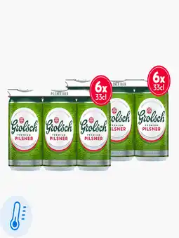Flink Grolsch 6-pack 33cl 2x aanbieding