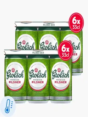 Flink Grolsch 6-pack 33cl 2x aanbieding
