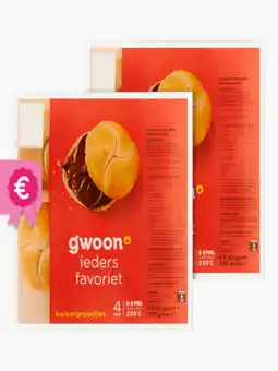 Flink G´woon Kaiserbroodjes 200g 2x aanbieding