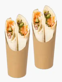 Flink Wrap zalm & cream cheese 2x aanbieding