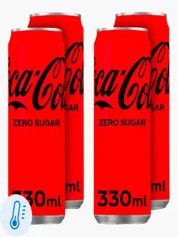 Flink Coca-Cola Zero 4x 33cl aanbieding
