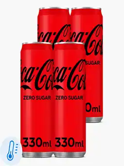 Flink Coca-Cola Zero 4x 33cl aanbieding