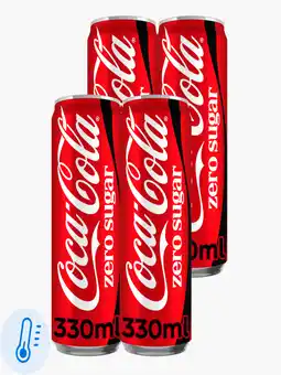Flink Coca-Cola Zero 4x 33cl aanbieding