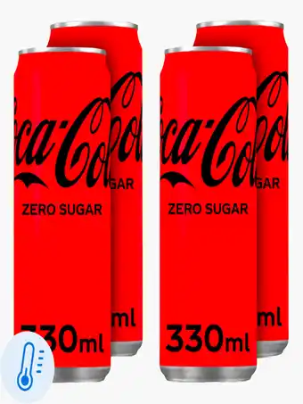 Flink Coca-Cola Zero 4x 33cl aanbieding