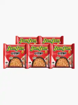 Flink Yumyum Noedles Shrimp 60g 5x aanbieding