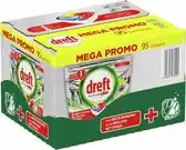 Bol.com Dreft Platinum Plus All In One Lemon - 95 stuks - Vaatwastabletten aanbieding