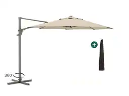 Kees Smit Shadowline Francisco zweefparasol ø 330cm aanbieding