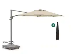 Kees Smit Shadowline Francisco zweefparasol ø 330cm aanbieding
