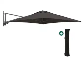 Kees Smit Shadowline muurparasol 200x200cm aanbieding