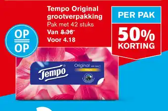 Hoogvliet Tempo Original Grootverpakking aanbieding