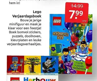 Boekenvoordeel Lego Verjaardagsboek aanbieding