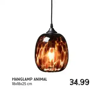 Xenos Hanglamp Animal 18x18x25cm aanbieding