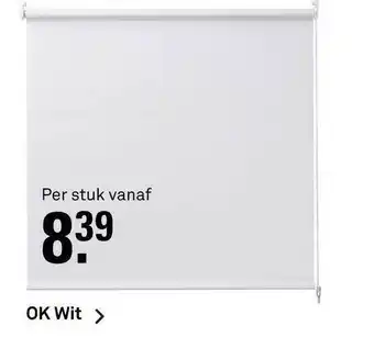 Karwei Rolgordijn Ok Wit aanbieding