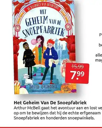 Boekenvoordeel Het Geheim Van De Snoepfabriek aanbieding