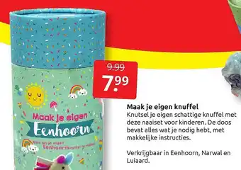 Boekenvoordeel Maak Je Eigen Knuffel aanbieding