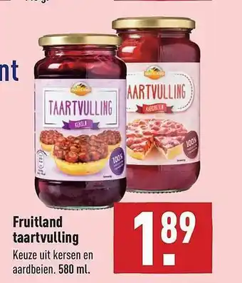 ALDI Fruitland Taartvulling 580ml aanbieding