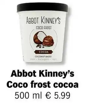 Albert Heijn Abbot Kinney's Coco Frost Cocoa 500ml aanbieding