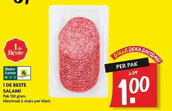 Dekamarkt 1 De Beste Salami aanbieding