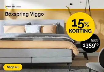 Beter Bed Boxspring Viggo 15% Korting aanbieding