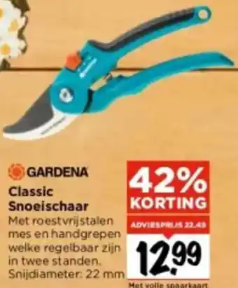 Vomar Voordeelmarkt GARDENA Classic Snoeischaar aanbieding