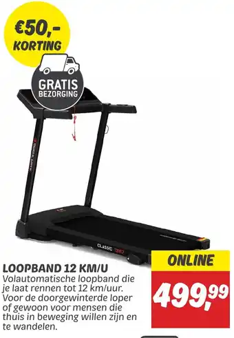 Dekamarkt LOOPBAND 12 KM/U aanbieding