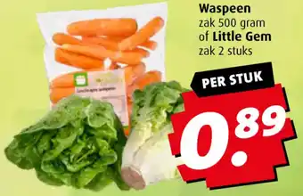Boni Waspeen of Little Gem aanbieding