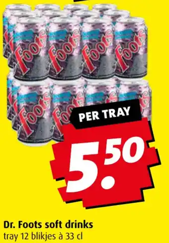 Boni Dr. Foots soft drinks 12 x 33 cl aanbieding