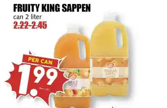 MCD Supermarkt Fruity King Sappen aanbieding