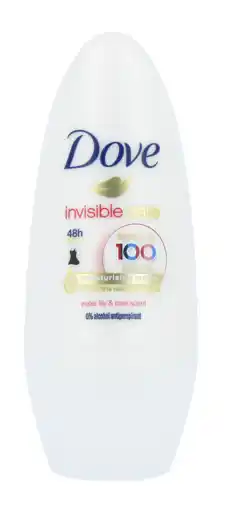 De Online Drogist Dove Invisible Care Deodorant Roller 50ML aanbieding