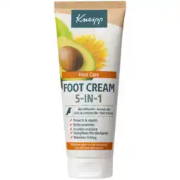 De Online Drogist Kneipp Voetcreme 5-in-1 75ML aanbieding