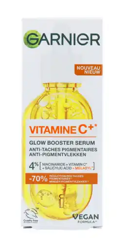 De Online Drogist Garnier SkinActive Vitamine C Anti-Dark Spot Serum 30ML aanbieding