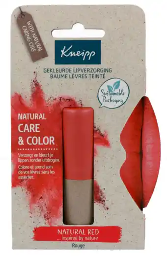 De Online Drogist Kneipp Lipcare Natural Red aanbieding