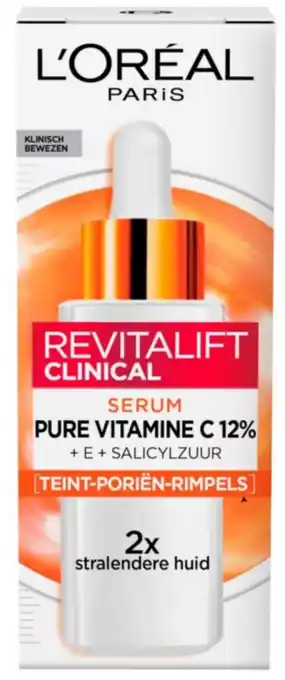 De Online Drogist L'Oréal Paris Revitalift Pure Vitamine C Serum 30ML aanbieding